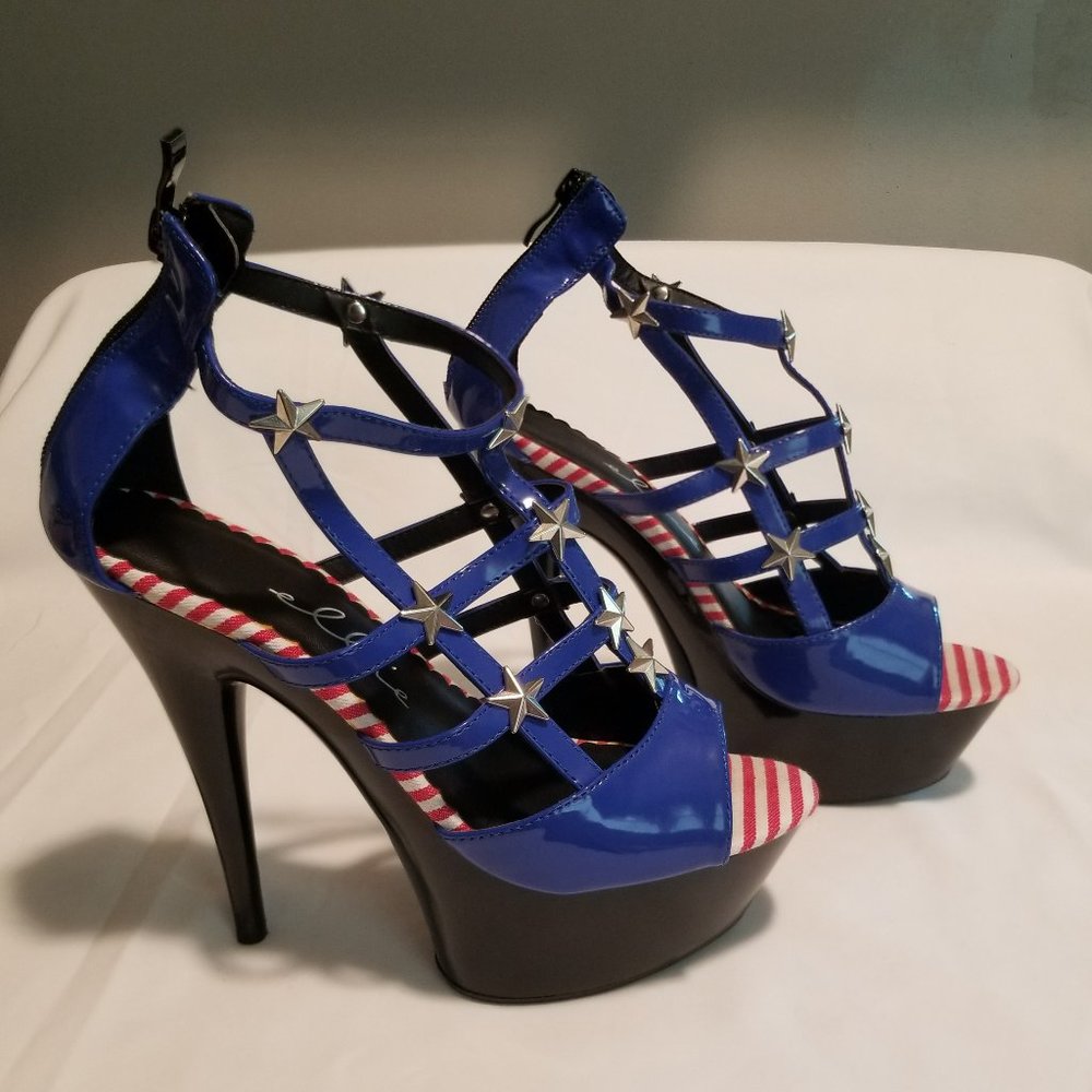 6" Platform Heels - 4th of July